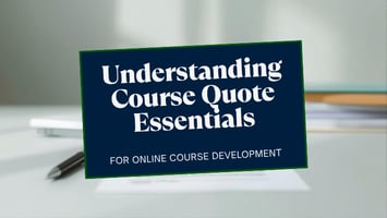 How to read a quote for an online course