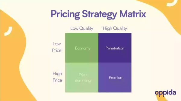 online course pricing matrix