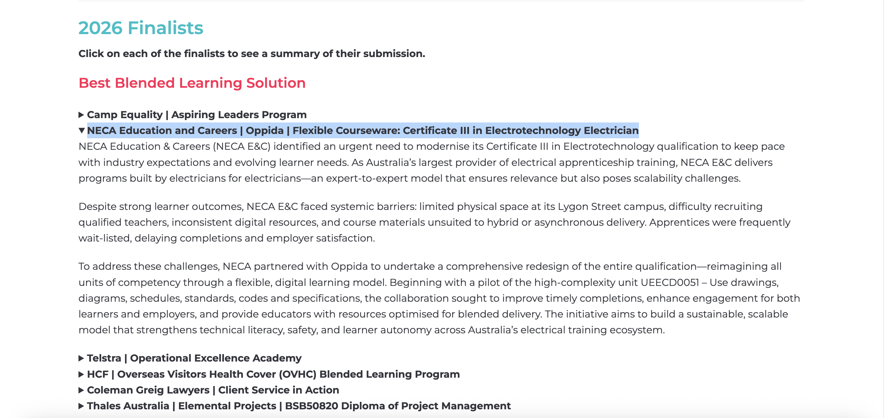 oppida aitd 2026 excellence awards